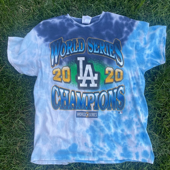 Dodgers World Series 2020 Tie Dye Shirt Men’s Large - Picture 1 of 3